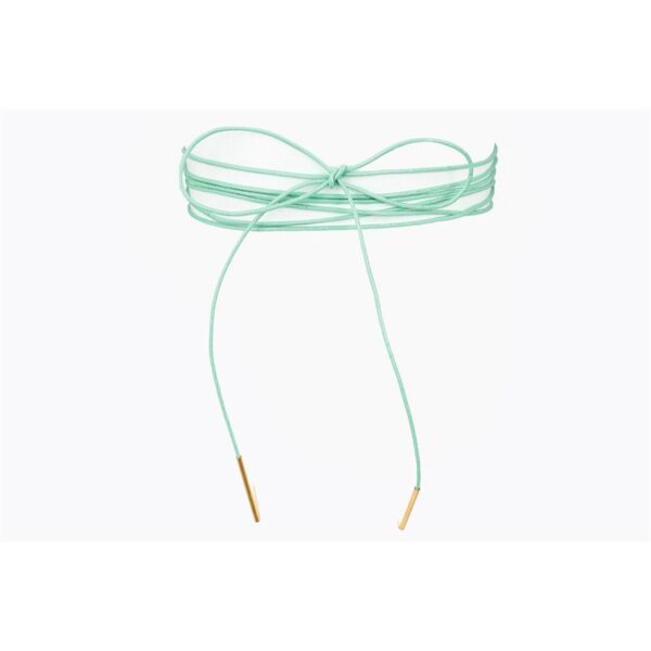 Jemný choker náhrdelník - mint n526m