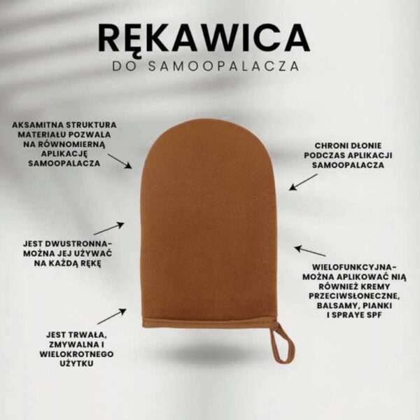 Rękawica do aplikacji samoopalacza lub balsamu gb05 - Image 3