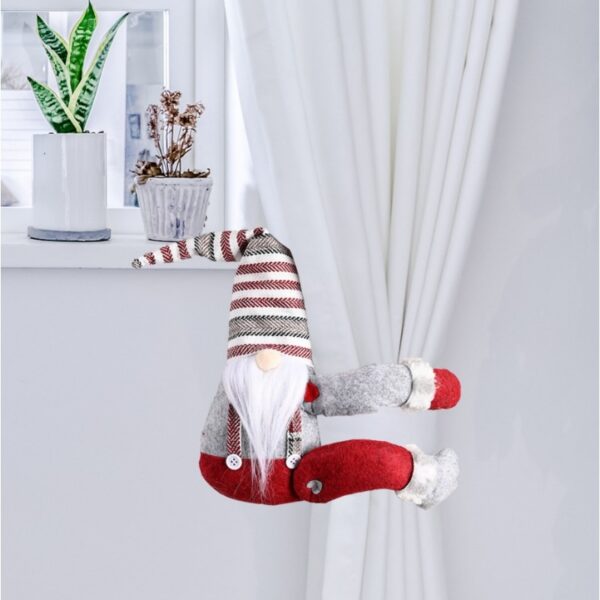 Santa gnome Vianočný trpaslík suchý zips 38 cm rybia ksn23 - Image 3