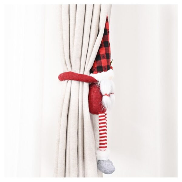 Santa gnome vianočný trpaslík suchý zips 50 cm nórske vzory ksn41 - Image 3