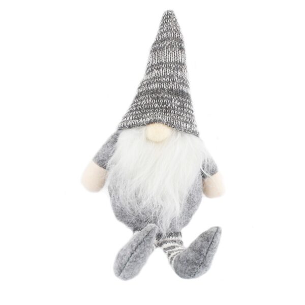 Santa gnome vianočný trpaslík vyrobený z plyšového vianočného 18 cm ksn12b - Image 3