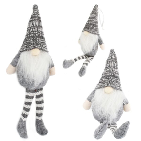 Santa gnome vianočný trpaslík vyrobený z plyšového vianočného 18 cm ksn12b