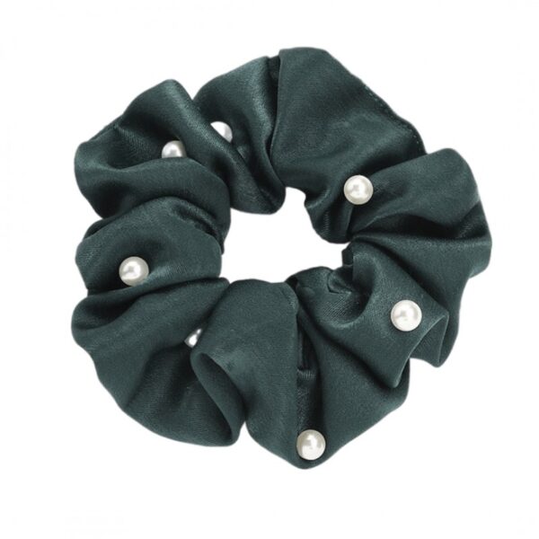 Vlasy scrunchie pearls fľaša zelená gum95zie